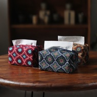 Erya Tea Ceremony Multicolor Fabric Cotton Tissue Holder Tissue Bag Tissue Box Tissue Pack Tissue Bo