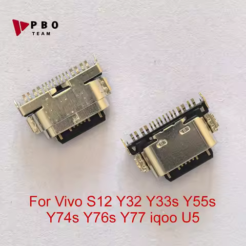 10-50Pcs USB Charging Connector Charge Port Socket Dock Jack Plug Replacement For Vivo S12 Y32 Y33s