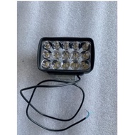 Super bright 15-bulb led light powered by DC 12V-85V