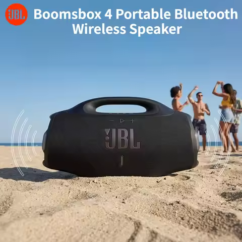 JBL Boomsbox 4 Portable Bluetooth Wireless Speaker Deep Bass IP68 Waterproof High Power Subwoofer Ou