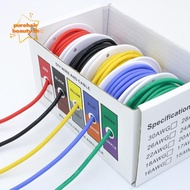 PUREHAIRBEAUTY Flexible Silicone Wire  24/22/20/18AWG Copper Wire Stranded Cable