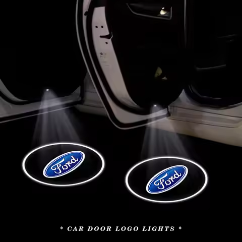 1/2Pcs Car Door Welcome Laser Led Projector Wireless Logo Light Accessories For Ford Focus 2 Mk3 F15