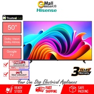 ( Delivery Johor Bahru, Klang & Ipoh ) Hisense 50" 55'' 4K UHD Android Google LED TV 55A6500N 50A650