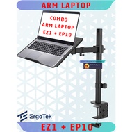 Combo EZ1 + EP10 - Laptop Arm - Laptop stand - laptop hanging Arm - Ergotek F80 Fp2 EP9