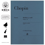 AUTHORIZED DISTRIBUTOR - G.HENLE VERLAG - CHOPIN Ballade g minor op. 23 for Piano