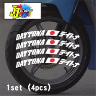 DAYTONA WHEEL CUTTING Sticker Daytona Rim Sticker/