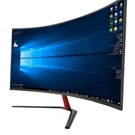((in Stock) 32inch LCD Computer HD HDMI Monitor Desktop Large Screen Curved PS4 External 2K Game 24 27