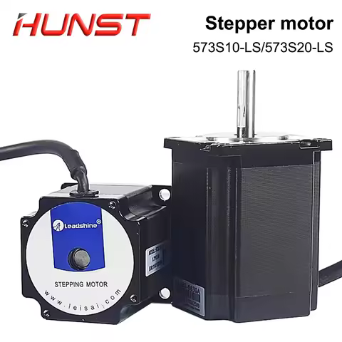 HUNST Leadshine Stepper Motor 573S20-LS 5.8A 573S10-LS 5.6A 3 Phase Stepping Motor for CNC Laser Eng