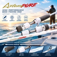 【In stock】new Artemis pure ul fishing rod 1.5m/1.68m/1.8m/1.98m ultralight spinning rod baitcasting 