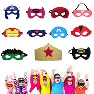 Kids Felt Mask Party Cosplay Props Halloween Hulk Eye Mask Eye Cover Gift Wonder Women Cosplay Costume