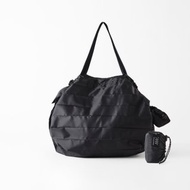日本Shupatto Packable 折疊環保袋 27L - Black