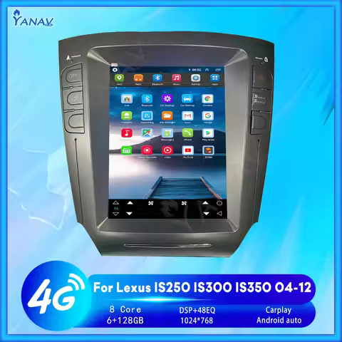 Car Radio For Lexus IS250 IS300 IS200 IS220 IS350 2004-2012 Tesla Screen Automotive Multimedia Carpl