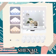MULTICOLOR SUPER BRIGHT 10pcs Buld/ HOLLYWOOD MAKEUP MIRROR MODE USB PLUG/DIY LAMPU MEJA MAKEUP/LAMP
