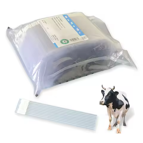 2500 Pcs Cattle Frozen Semen Fine Tube Bovine Frozen Seminal Tube Cow Artificial Insemination Freeze