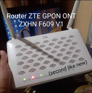 Router ZTE ZXHN F609 V1 - GPON ONT bekas .