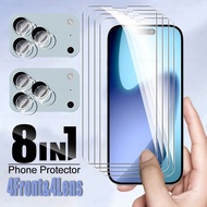 For iPhone 17 Pro Max 8in1 Lens Screen Protector iPhone17 iPhoneAir 17ProMax Protective Glass Phone 