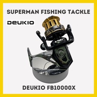 DEUKIO FB10000X SPINNING REEL Mesin Besar untuk Ikan Besar Very Big and Strong Body Structure Best for Big Fish dan Game