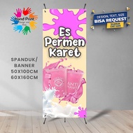 Spanduk Banner Es Permen Karet E Gratis Memesan Desain