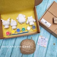 Srio and Friends Painting Set with Magnet /Art Activity for kids DIY