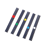 100 Pcs 5 Colors SMD 0603 LED Light Red Green Blue Yellow White Assotment Kit
