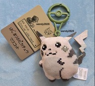 寵物小精靈 Pokemon 30週年紀念版 初代復刻黑白 比卡超 Pikachu 掛飾