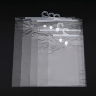 Ready Stock Sales PVC Hook Bag Cross Stitch Hook Bag Button Bag Plastic Bag Transparent Bag Frosted 