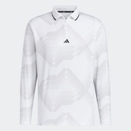 LONG SLEEVE PRINT POLO SHIRT