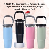 SG 600/900ml Tumbler Stainless Steel Vacuum Flask Double Layer Insulator Hot/Cold Storage Large-capacity Thermos