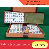 ! Mahjong 麻将 A2 Size Glittering Black Gold Crystal Mahjong Set (Size of tiles: 35mm )