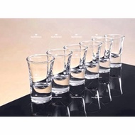 (6pcs)25ML/5030 Tequila Vodka Shot Glass Shooter Wine Glass Liquor Shot Glass Gelas Bir Kecil Kaca 玻