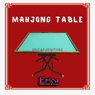 ERICA Mahjong Table / 4 Drawer / Square Fodable Mahjong Tables