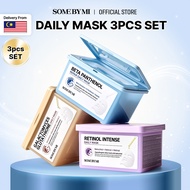 SOME BY MI DAILY MASK 30EA 3 ITEM BUNDLE (Yuja daily mask Retinol daily mask , Beta daily mask, Glut