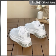 Korean High Chunky white Rubber shoes for girl
