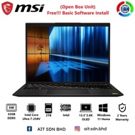 MSI PRESTIGE 13 AI+ UKIYOE EDITION A2VMG-205MY 13.3"2.8K OLED Laptop U7-258V 32GB 2TB SSD Intel W11 