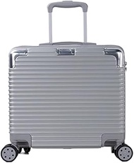 Travel Suitcase 16 Inch Boarding Suitcases Carry On Luggage Small Portable Suitcases With Wheels Carry-on Luggage (Color : Sliver, Size : 16inch)