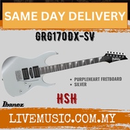 Ibanez GRG170DX Rg Gio Series Electric Guitar - Silver / Black Night (GRG170DX-BKN GRG170DX-SV)