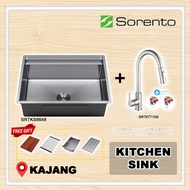 SORENTO Multifunction Kitchen Sink SET / 304 Stainless Steel Sink / SRTKS6648 / SRTKS1048 / SRTKS124