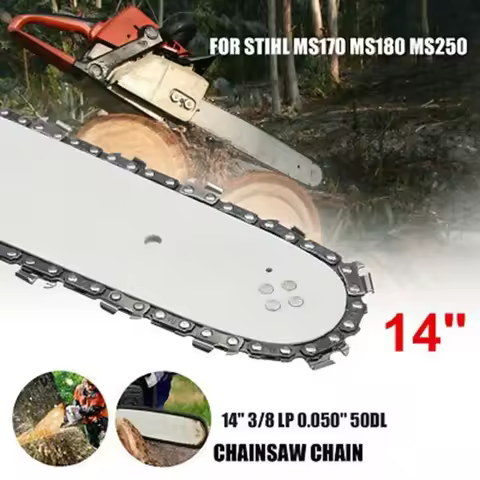 14inch Chainsaws Saw Guide Chain 3/8 LP 50DL For STIHL MS250 MS180 MS230 Electric Saw Power Accessor