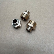 Compo of 5 pieces; Dual receiver 21-13, external thread connection 21mm-13mm