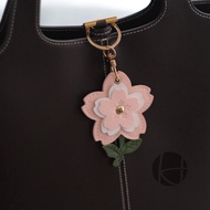 GANTUNGAN Bag Charm | Key Chain | Leather Key Cell Phone Bag Keychain | Flower Key Chain. | Charm Ch