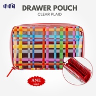 HOBONICHI Drawer Pouch Áne - Clear Plaid