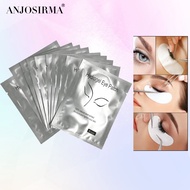 ANJOSIRMA 50 Pairs/Pack Eyelash Patches Eyelash Extension Paper Patches Under Eye Pads Lash patch No