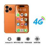 SERVO | SERVO KING9600 Mini Android 15 Mobile Phone 4G 8GB RAM 128GB ROM Dual SIM Face Unlock WiFi G