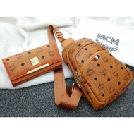 READY STOCK *EAC* MCM CHEST BAG #SS38