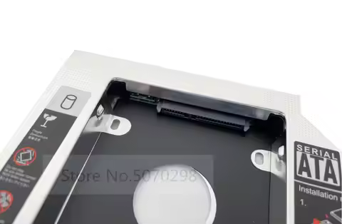 SATA 12.7mm 2nd Second HDD SSD Hard Drive Optical bay Caddy Frame for Toshiba Satellite C850-16W L50