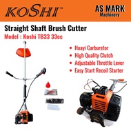 Koshi KS411 Straight Shaft Brush Cutter 63cc 52cc TB33 33cc Grass Cutter Mesin Rumput