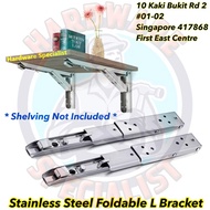 Stainless Steel Heavy Duty Foldable L Bracket (For Folding Table)