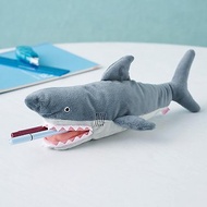 日本Magnets動物造型可愛立體收納袋/鉛筆盒/筆袋(鯊魚款)