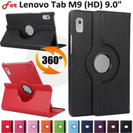 For Lenovo Tab M9 TB310FU TB310XU TB310XC TB-310 PU Leather Flip Cover 360° Rotating Stand Case Leno