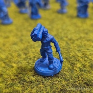 [1985Toys]Warcraft building model, human architecture, flag, miniature figure, painted, self-modelin